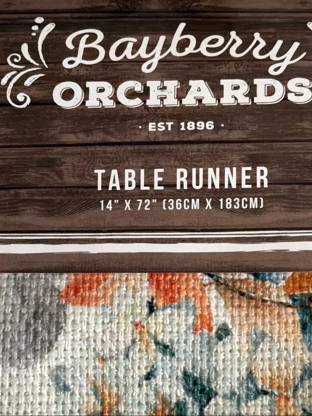 N/A table runner